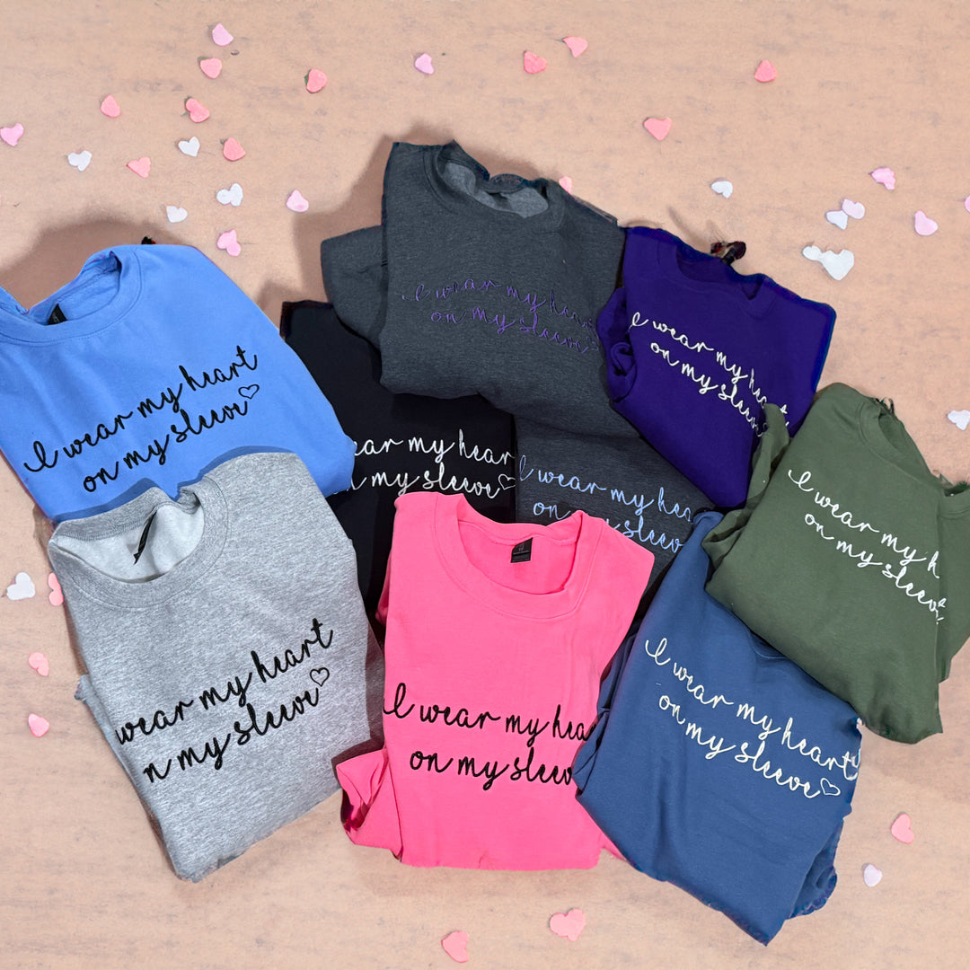 I wear my heart on my sleeve