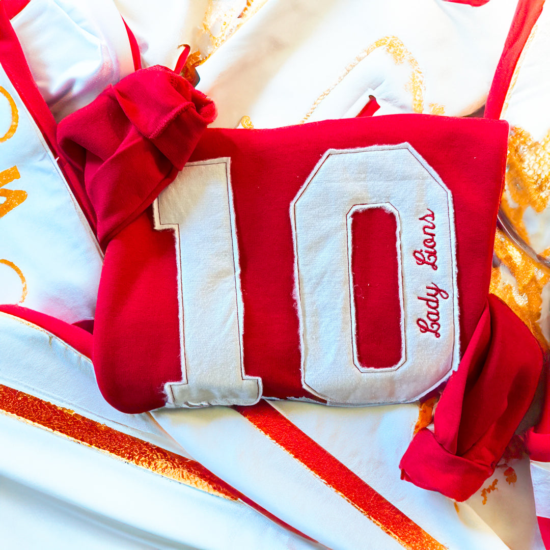 Number/letter Sweatshirt applique custom