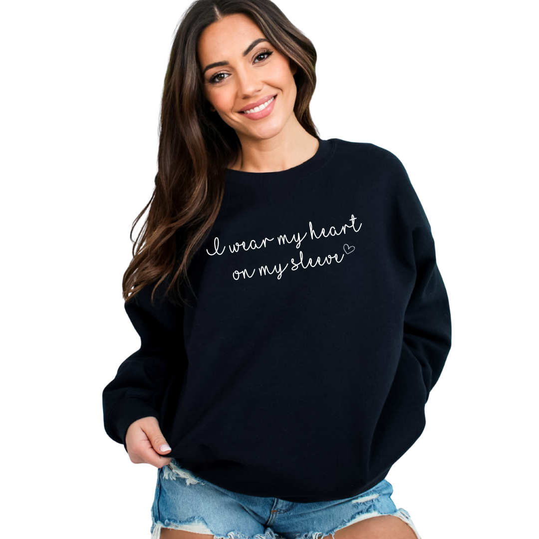 I wear my heart on my sleeve